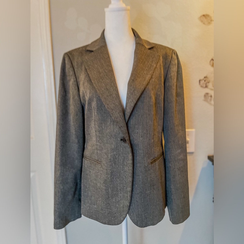 Benetton Ladies Blazer Skirt Suit Set - Size 42/40 Italia